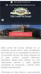 Mobile Screenshot of clublomasdelzurqui.com